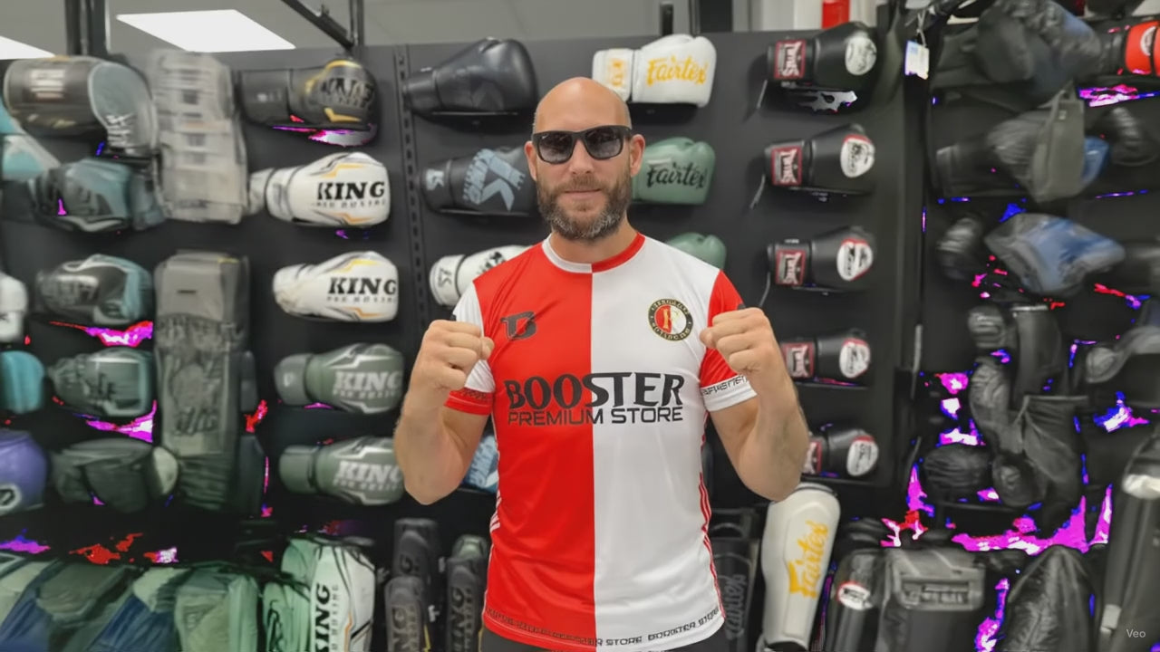 Video laden: Feyenoord x Booster Fight Shirt / Exclusief Collab T-Shirt | Rotterdam Vechtsport Kleding