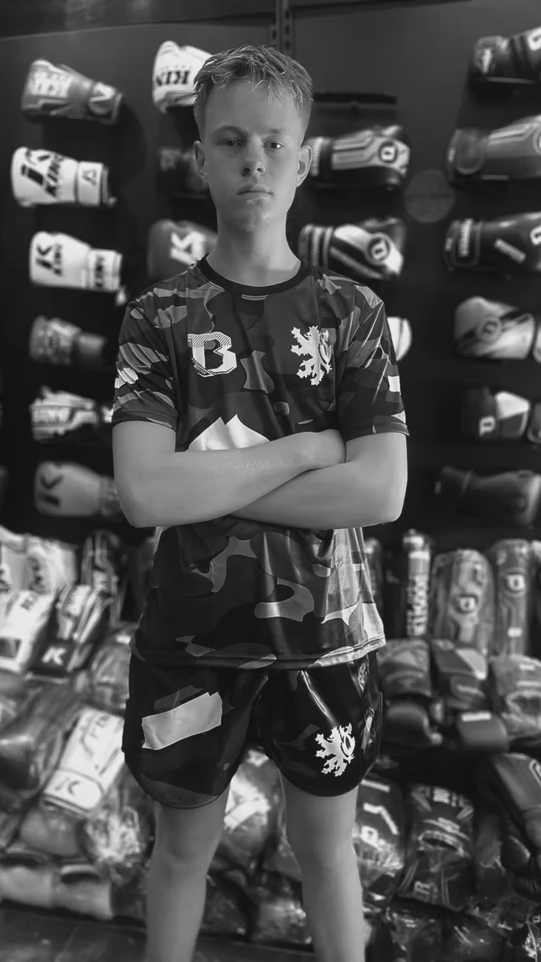 Netherlands Camo Booster Fight T-Shirt