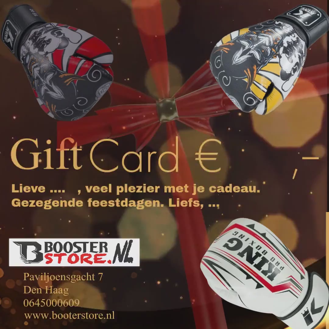 Video laden: Boosterstore gift card