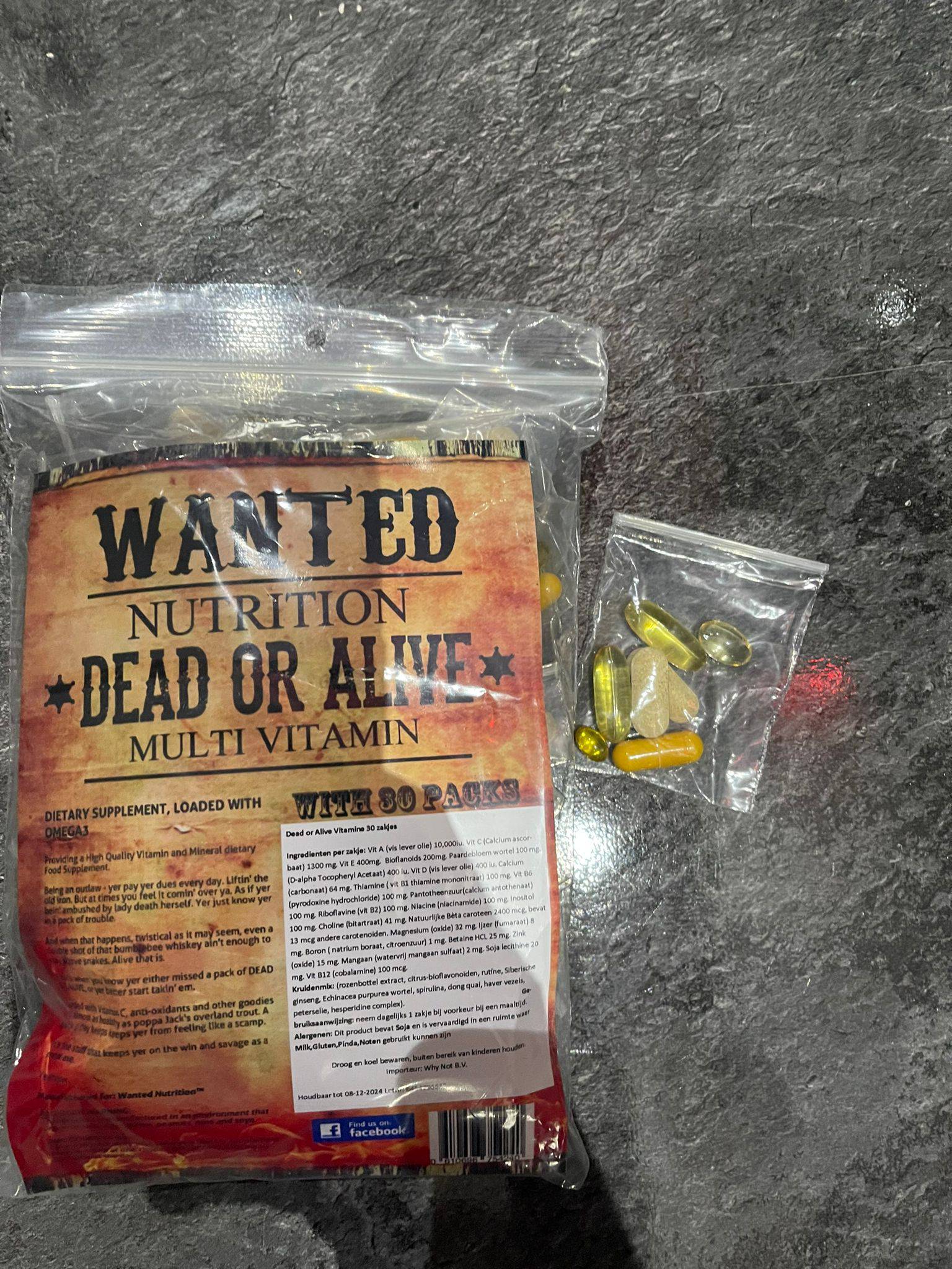 Wanted nutrition Dead or Alive 