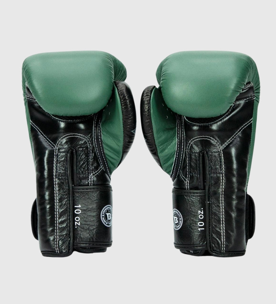 Fairtex (Kick)Bokshandschoenen FXB V2 - Kaki Groen/Zwart - Booster Fight Store