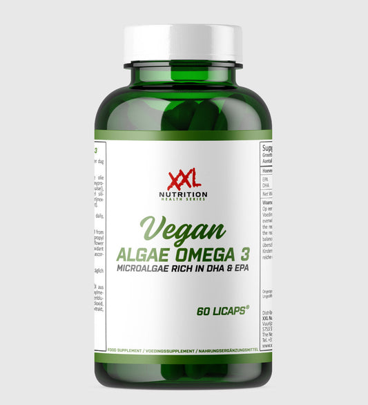 XXL Nutrition - Vegan Algae Omega 3 (60 caps) - Booster Fight Store